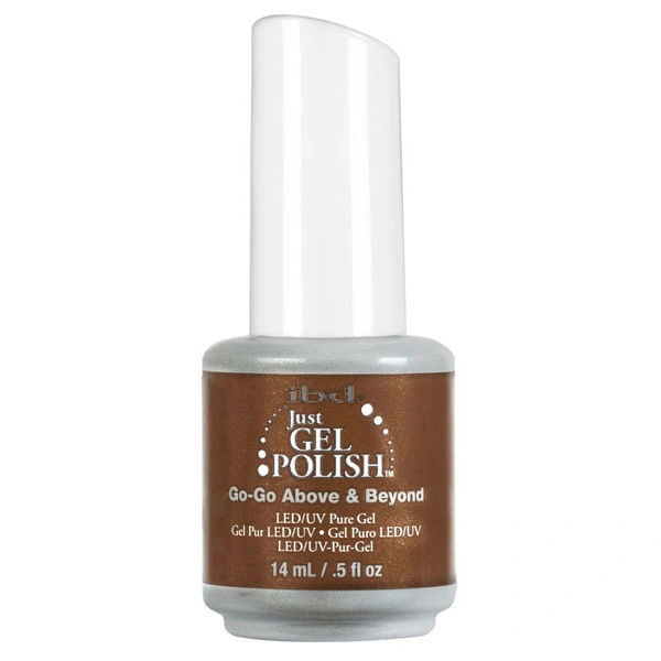 Гель-лак Навколо та навколо IBD Just Gel Polish Go-Go Above & Beyond бронзовий з шиммером 14 мл
