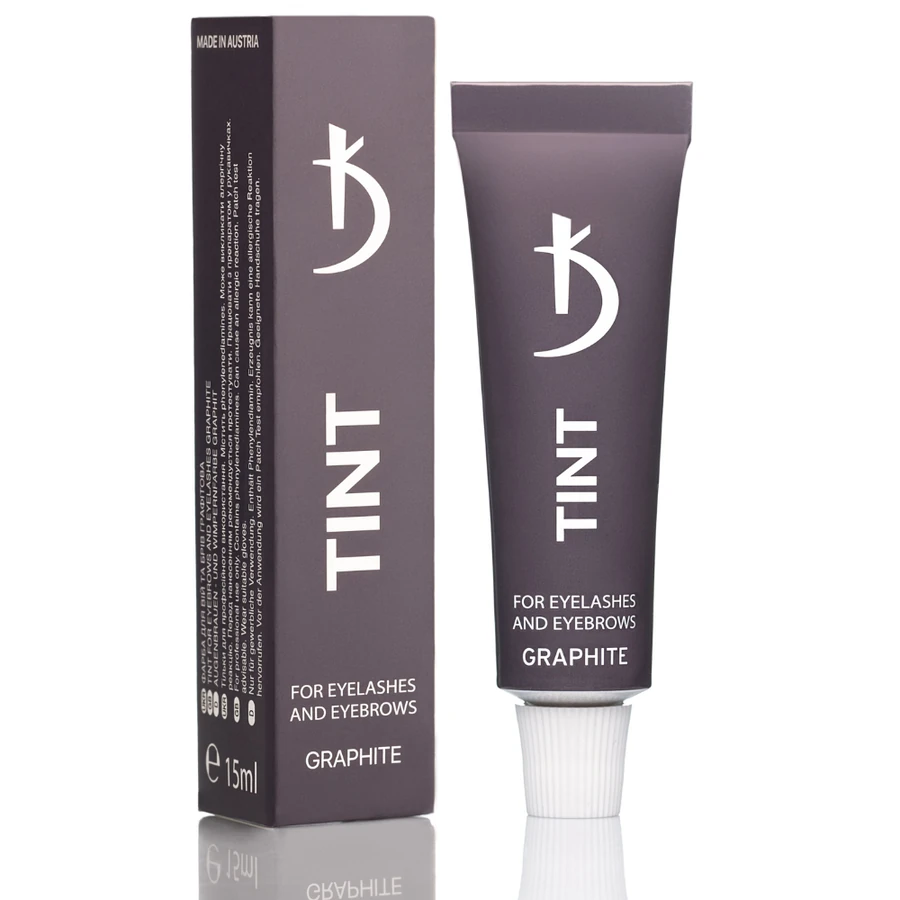 Фарба для брів та вій Kodi Tint for Eyelashes and Eyebrows Graphite графітовий 15 мл
