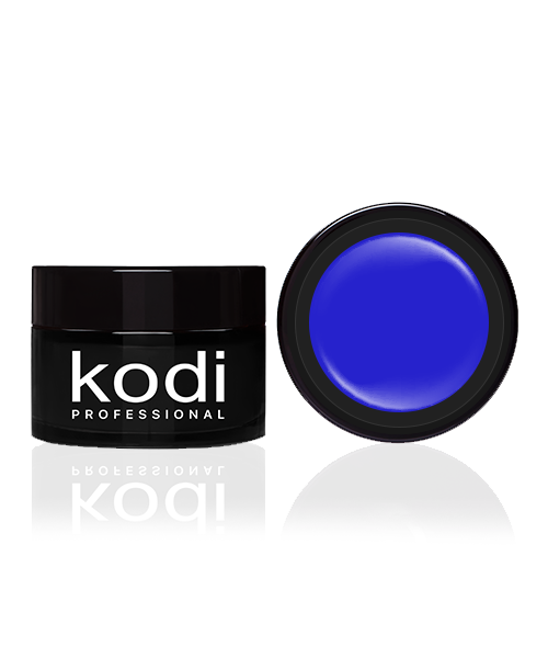 Гель-фарба без липкого шару Kodi Gel Paint №44 синій, емаль 4 мл