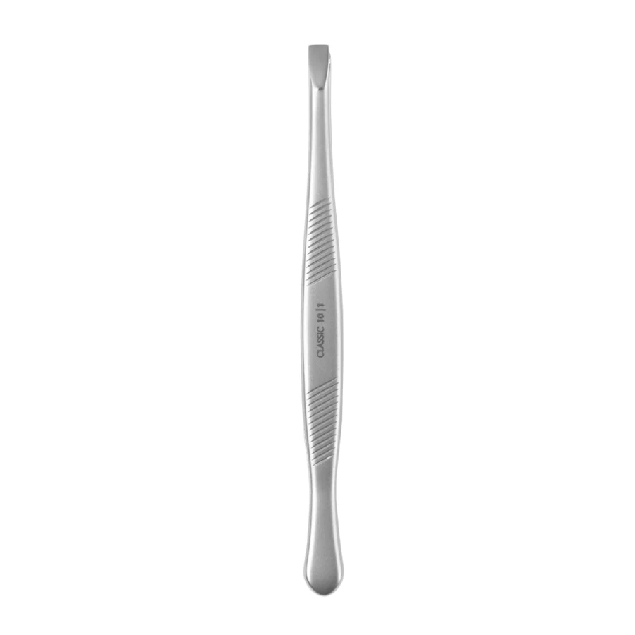 Пінцет для брів із прямими робочими крайками Staleks CLASSIC 10 TYPE 1 (П-01)