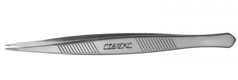 Пінцет для брів Staleks CLASSIC 10 TYPE 5 (П-03) точковий