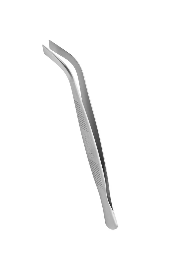 Пінцет для брів похилий Staleks CLASSIC 10 TYPE 7 (П-04)
