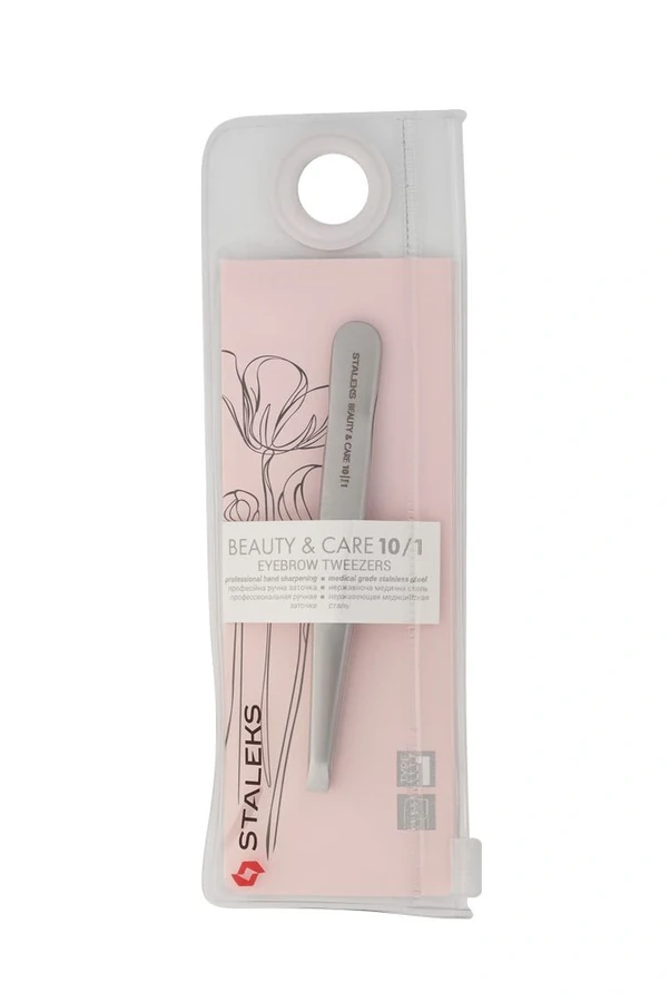 Пінцет широкий Staleks BEAUTY & CARE 10 TYPE 1 (П-06)