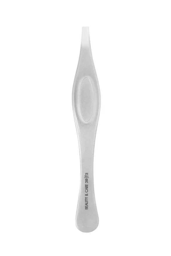 Пінцет прямий широкий Staleks BEAUTY & CARE 20 TYPE 2 (П-14) острів