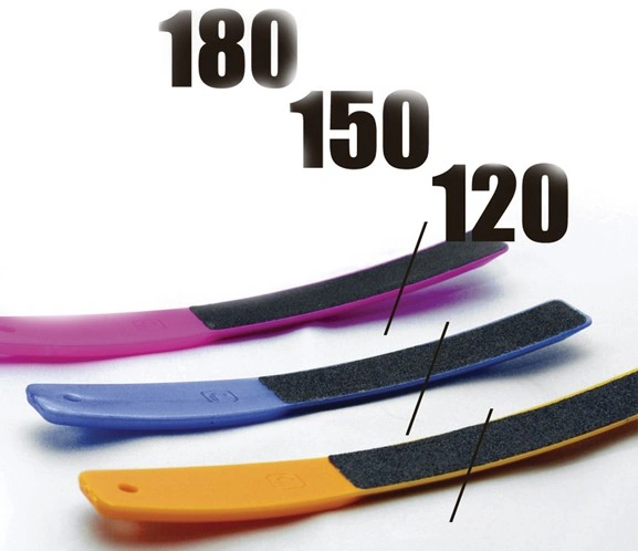 Пилочки кольорові 3 шт Staleks Nail File Colored for Nail (plastic) 120/150/180 Грит