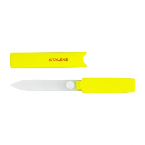 Пилочка Кришталева 135 мм у пластиковому чохлі Staleks Nail File Crystal 135 Hard Plastic Packaging