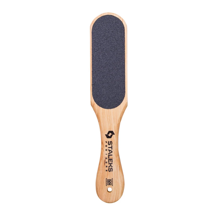 Дерев`яна терка для стоп Staleks Pro BEAUTY & CARE 10 TYPE 1 100/180 грит вільха