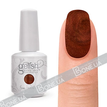 Гель-лак Harmony Gelish Bronzed Goddess коричнева бронза із шиммером 15 мл