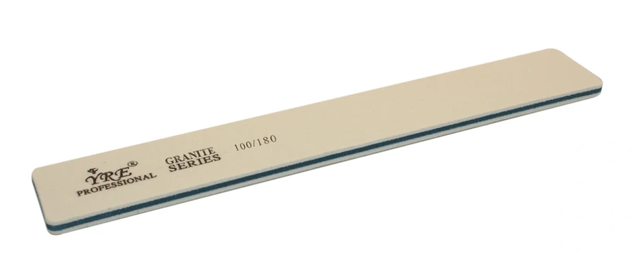 Пилка для штучних нігтів YRE Granite Series File 100/180 грит