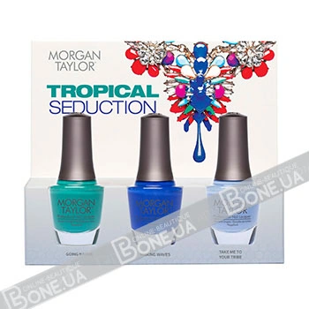Набір із 3-х лаків Morgan Taylor Tropical Seduction Trio Kit