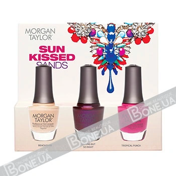 Набір із 3-х лаків Morgan Taylor Sun Kissed Sands Trio Kit