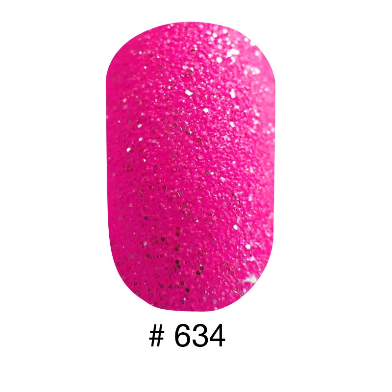 Лак Naomi Nail Lacquer 634 Naomi яскрава рожево-бузкова фуксія з блискітками, текстурний 12 мл