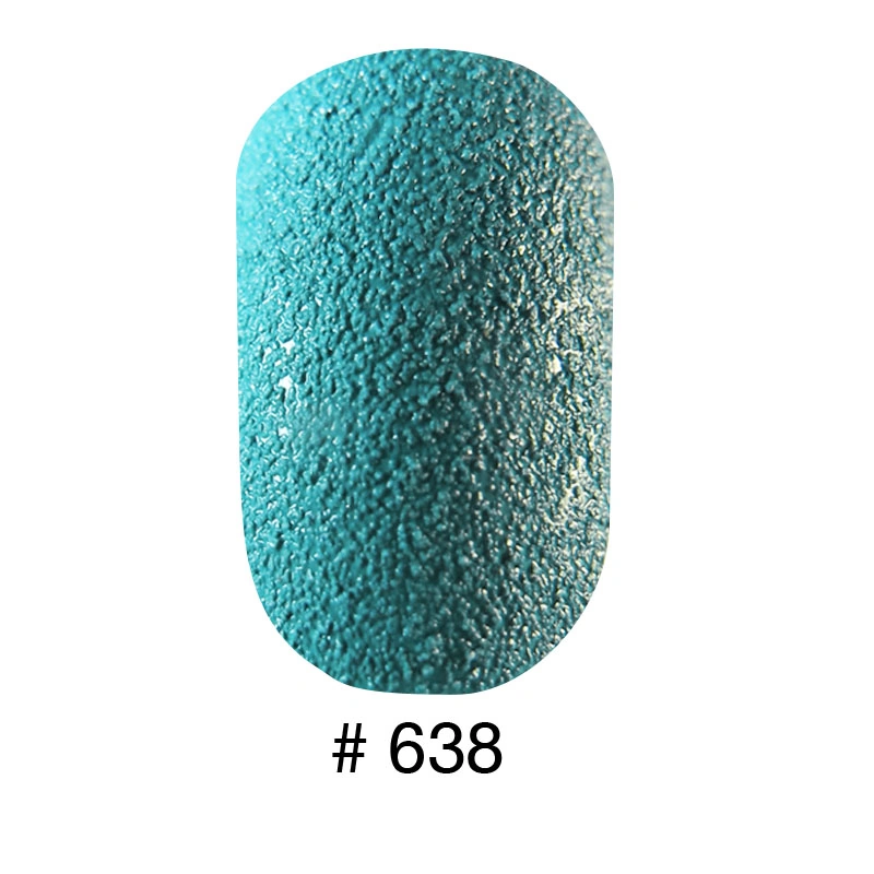 Лак Naomi Nail Lacquer 638 Naomi бірюзовий, текстурний 12 мл