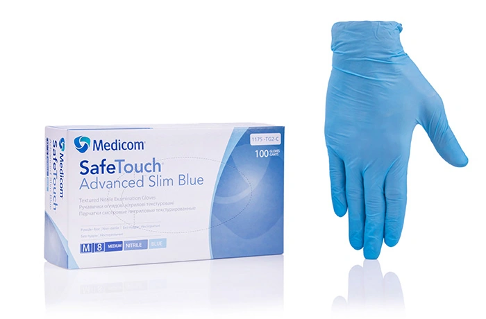 Medicom SafeTouch Advanced Slim Blue S 100 шт