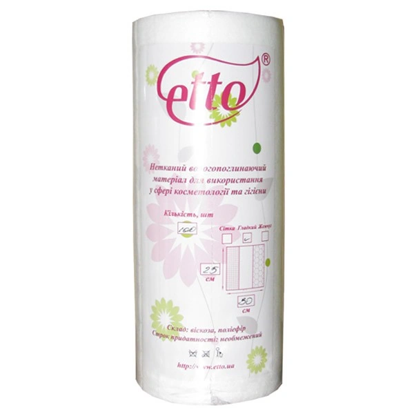 Etto Napkins spunlace net white 40*40см 100шт. 100 шт