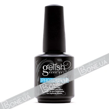 Harmony Gelish Hard Gel PhotoFinish brush-on clear gel top coat 15мл