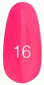 Лак Kodi Nail Polish №16 яскраво-рожевий, неоновий 15 мл