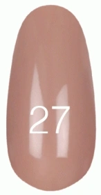 Лак Kodi Nail Polish №27 пильний бежевий, глянець 15 мл