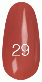 Лак для нігтів Kodi Nail Polish №29 червоно-коричневий, глянець 15 мл