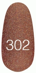 Текстурний лак Kodi Nail Polish №302 коричневий із золотистим шиммером 15 мл