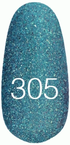 Текстурний лак Kodi Nail Polish №305 блакитний із чорним та сріблястим шиммером 15 мл