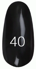 Лак Kodi Nail Polish №40 чорний, глянець 15 мл