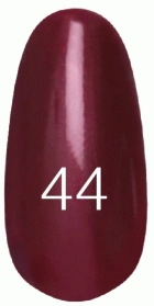 Лак Kodi Nail Polish №44 бордовий, глянець 15 мл