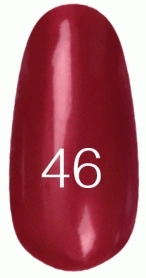 Лак Kodi Nail Polish №46 бордово-червоний, емаль 15 мл
