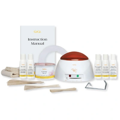 Стартовий н-р для епіляції GIGI Mini Pro Kit апарат д/розігріву воску в банках, віск, препарати