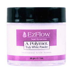 Яскраво-Біла акрилова пудра EzFlow A-Polymer Truly White Acrylic Powder 454 г