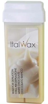 Віск у касетах із роликом Білий шоколад ItalWax White Chocolate New Roller Wax 100 мл