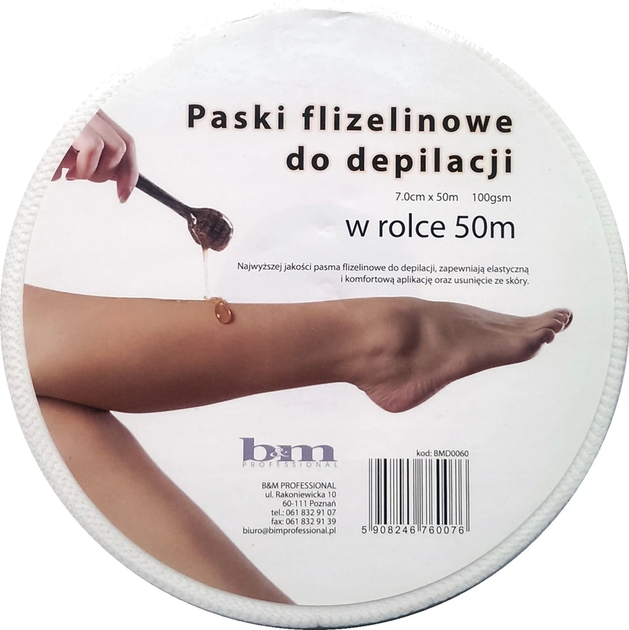 Флізелінові смужки для депіляції у рулоні ItalWax Depilation Rolls B&M 50 м