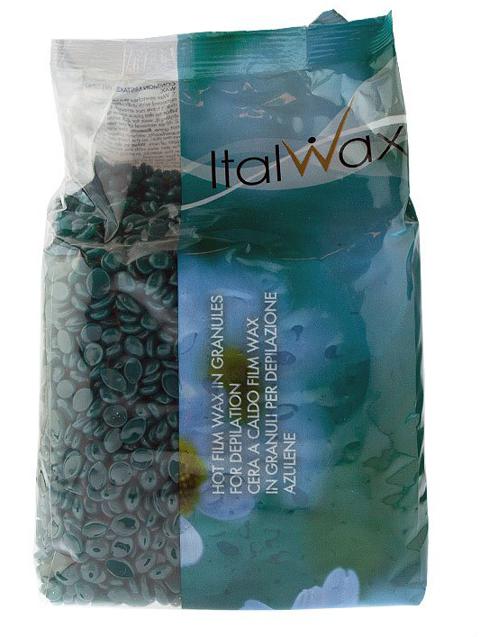 Гранульований гарячий віск ItalWax Azulene Wax In Granules азулен 1 кг