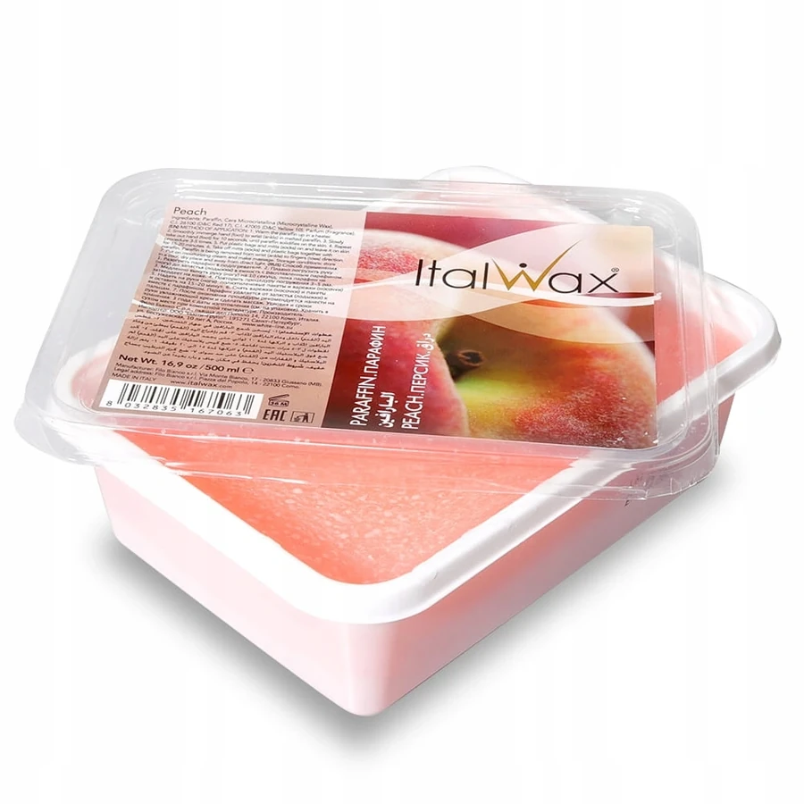 Парафін у брикеті Персик ItalWax Paraffin in briquette Peach 0,5 кг