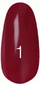 Лак Kodi Nail Polish №1 темно-бордовий, емаль 15 мл