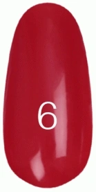 Лак Kodi Nail Polish №6 бордово-малиновий, емаль 15 мл