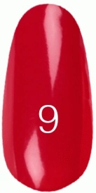 Лак Kodi Nail Polish №9 червоно-малиновий, емаль 15 мл