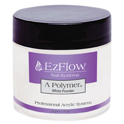 Біла акрилова пудра EzFlow A-Polymer White Acrylic Powder 21 г