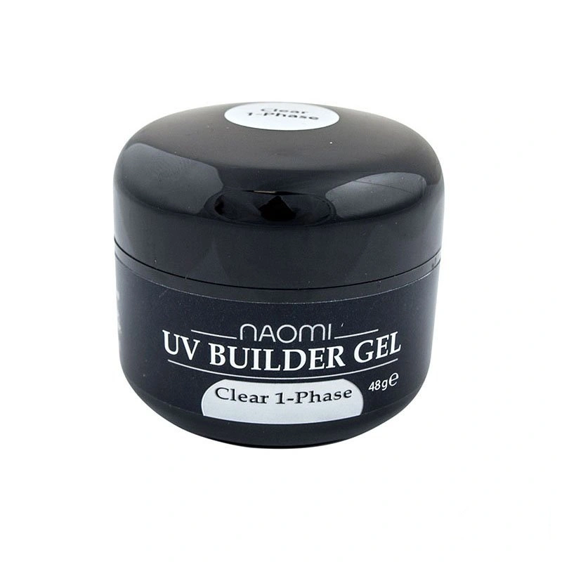 Однофазний будівельний прозорий гель Naomi UV Builder Gel Clear 1-Phase 48 гр