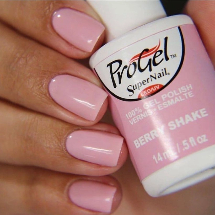 Гель-лак Ягідний шийк Super Nail ProGel Berry Shake ніжно-рожевий, емаль 14 мл