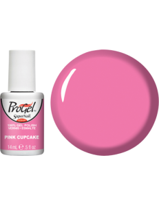 Гель-лак Рожевий кекс Super Nail ProGel Pink Cupcake рожевий, емаль 14 мл