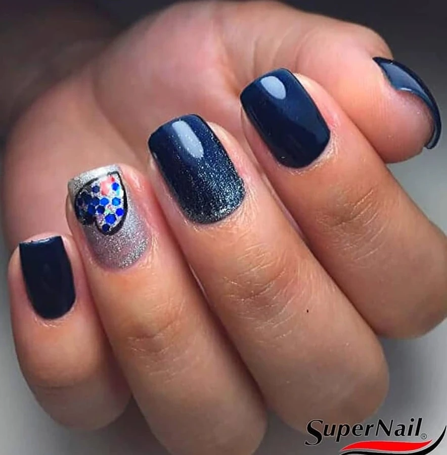 Гель-лак Балтійський Super Nail ProGel Baltic синій із шиммером 14 мл