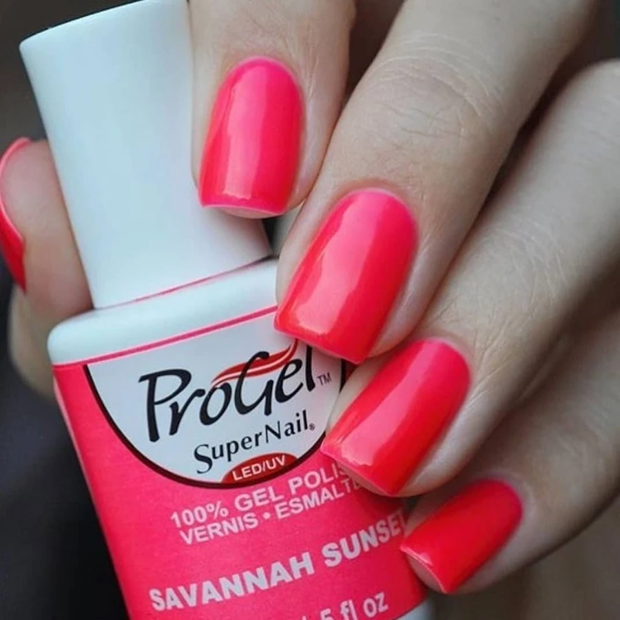 Гель-лак Захід савани Super Nail ProGel Savannah Sunset рожевий, емаль 14 мл