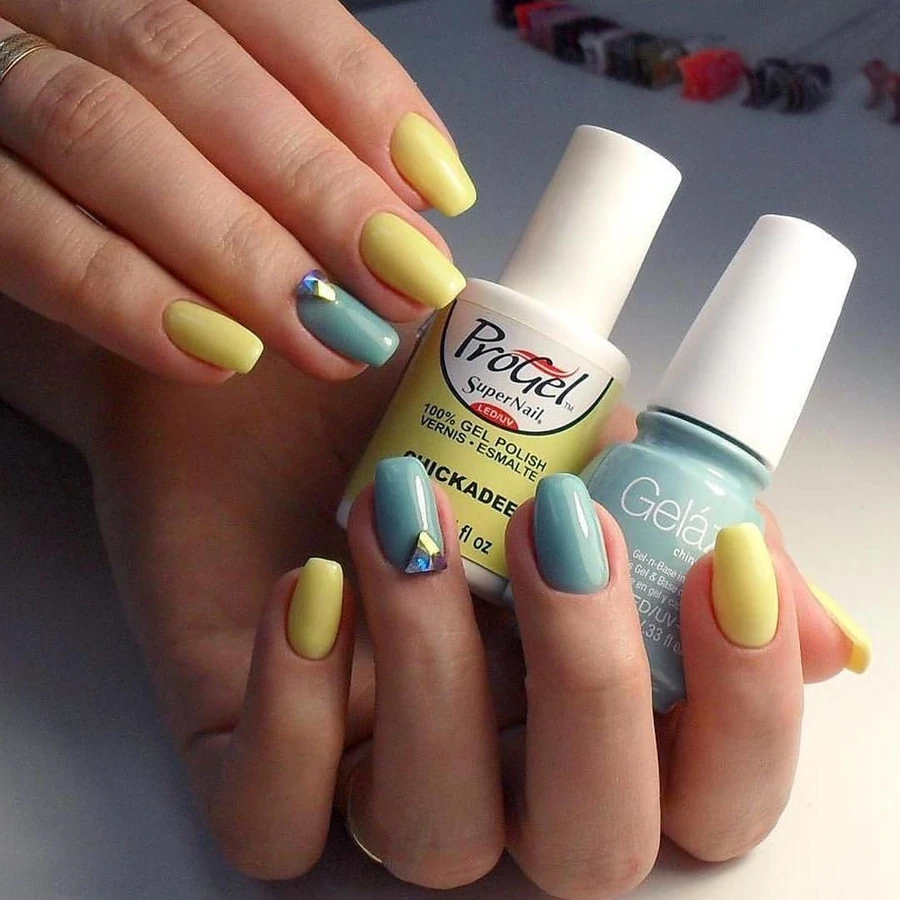 Гель-лак Синиця Super Nail ProGel Chickadee жовтий, емаль 14 мл