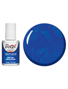 Гель-лак Королівський павич Super Nail ProGel Royal Peacock синій із шиммером 14 мл