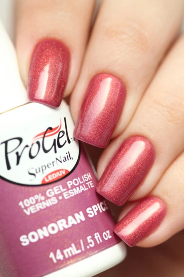 Гель-лак Соноран Super Nail ProGel Sonoran Spice фіолетовий із шиммером 14 мл
