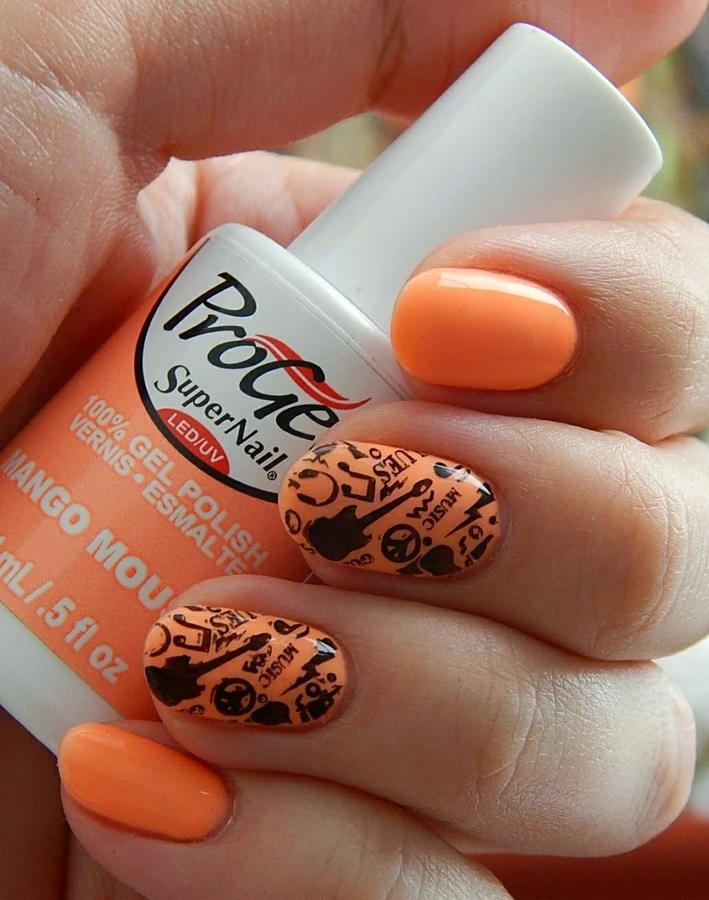 Гель-лак Super Nail ProGel Mango Mousse персиково-кораловий, емаль 14 мл