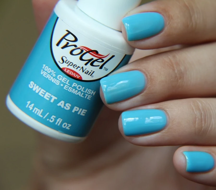 Гель-лак Солодкий як пиріг Super Nail ProGel Sweet as Pie блакитний емаль 14 мл