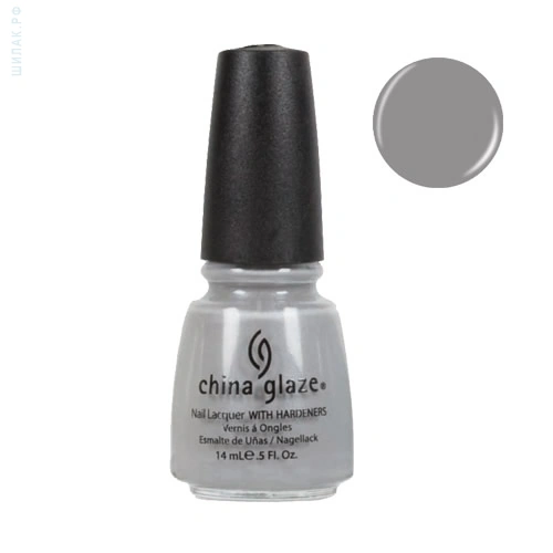 Лак China Glaze Pelican gray сірий із легким шиммером 14 мл