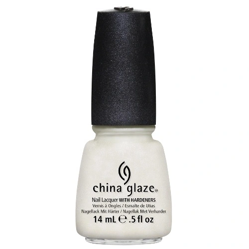 Лак China Glaze Dandy lyin around напівпрозорий білий крем з дрібною сріблястою слюдою 14 мл